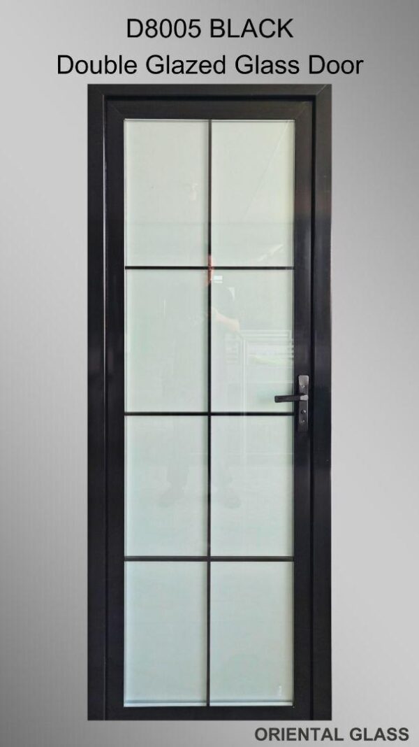 Turkish Full Glass Toilet Door 2 1/2ft by 7ft