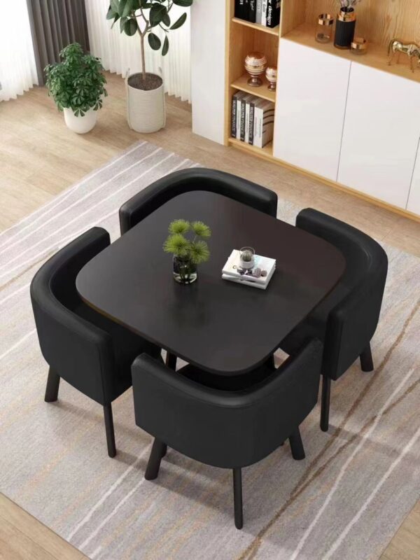 Italian Contemporary Dining Set (4S) - Image 4
