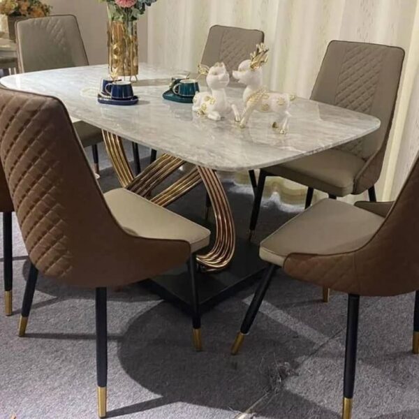Italian Contemporary Dining Set (6S) - Image 5