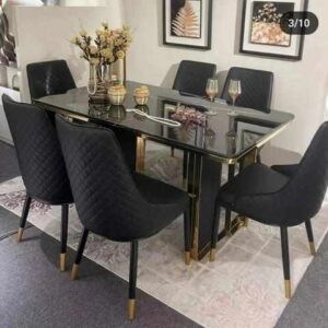 Italian Contemporary Dining Set (6S)