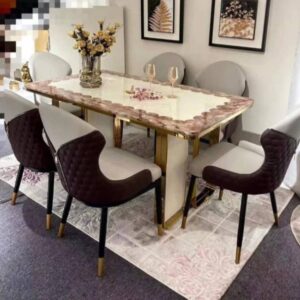Italian Contemporary Dining Set (6S)