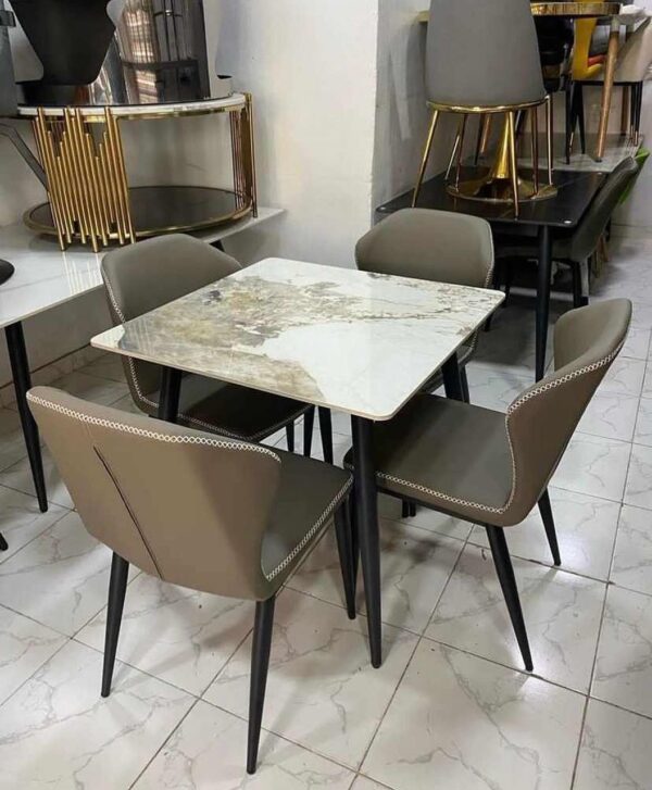 Italian Minimalist Dining Set (4S) - Image 2