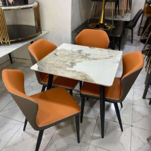 Italian Minimalist Dining Set (4S)