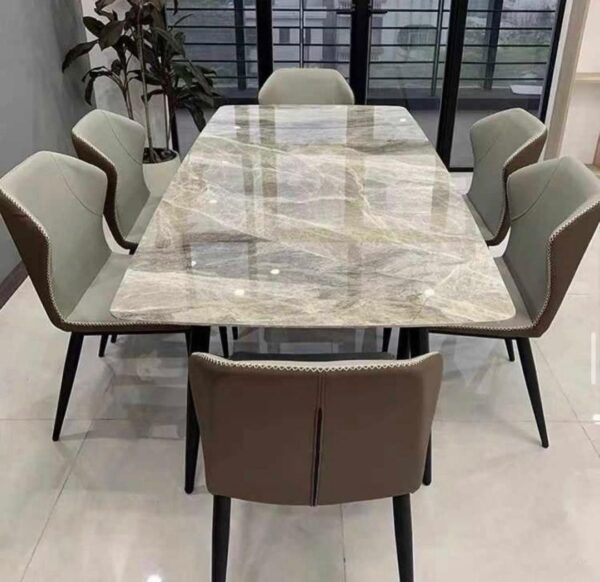 Italian Minimalist Dining Set (6S) - Image 6