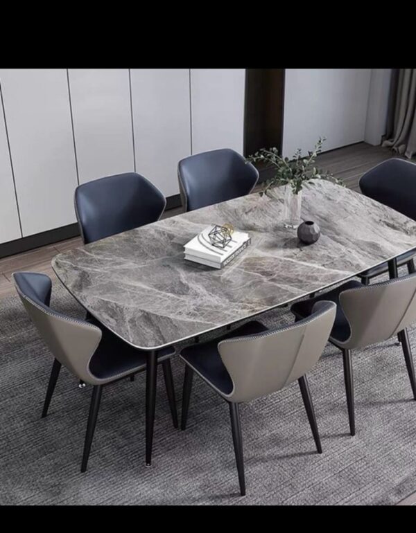 Italian Minimalist Dining Set (6S) - Image 5