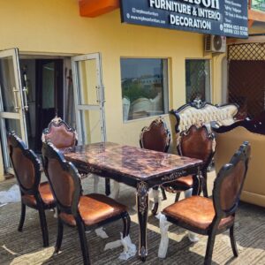 Italian Royal Dining Set (6S Leather)