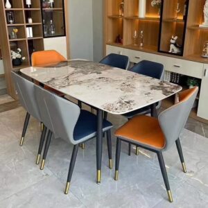 Italian Minimalist Dining Set (6S)