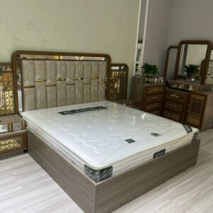Turkish Exquisite Luxury Bed Set with Wardrobe