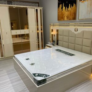 Turkish Luxury Modern Bed Set with Wardrobe