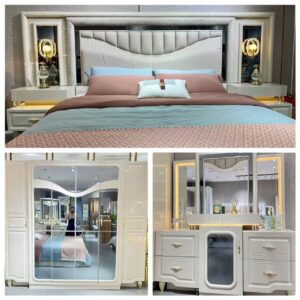Turkish Luxury Modern Bed Set without Wardrobe