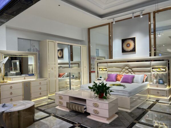 Turkish Luxury Modern Bed Set without Wardrobe