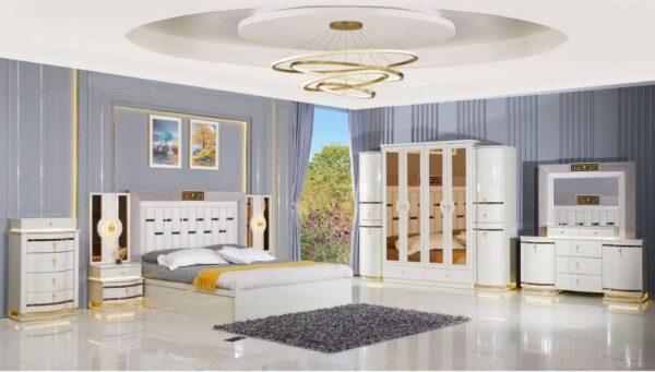 Turkish Luxury Modern Bed Set without Wardrobe