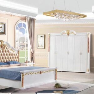 Turkish Semi-Royal Bed set with Wardrobe