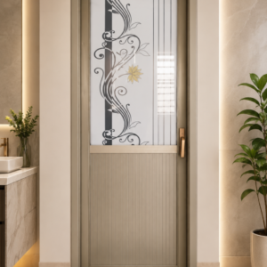 Aluminum toilet Door 2 1/2ft by 7ft