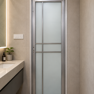 Turkish Full Glass Toilet Door 2 1/2ft by 7ft (0.75m by 2.1m)