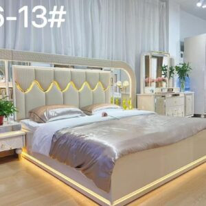 Turkish Luxury Modern Bed Set with Wardrobe